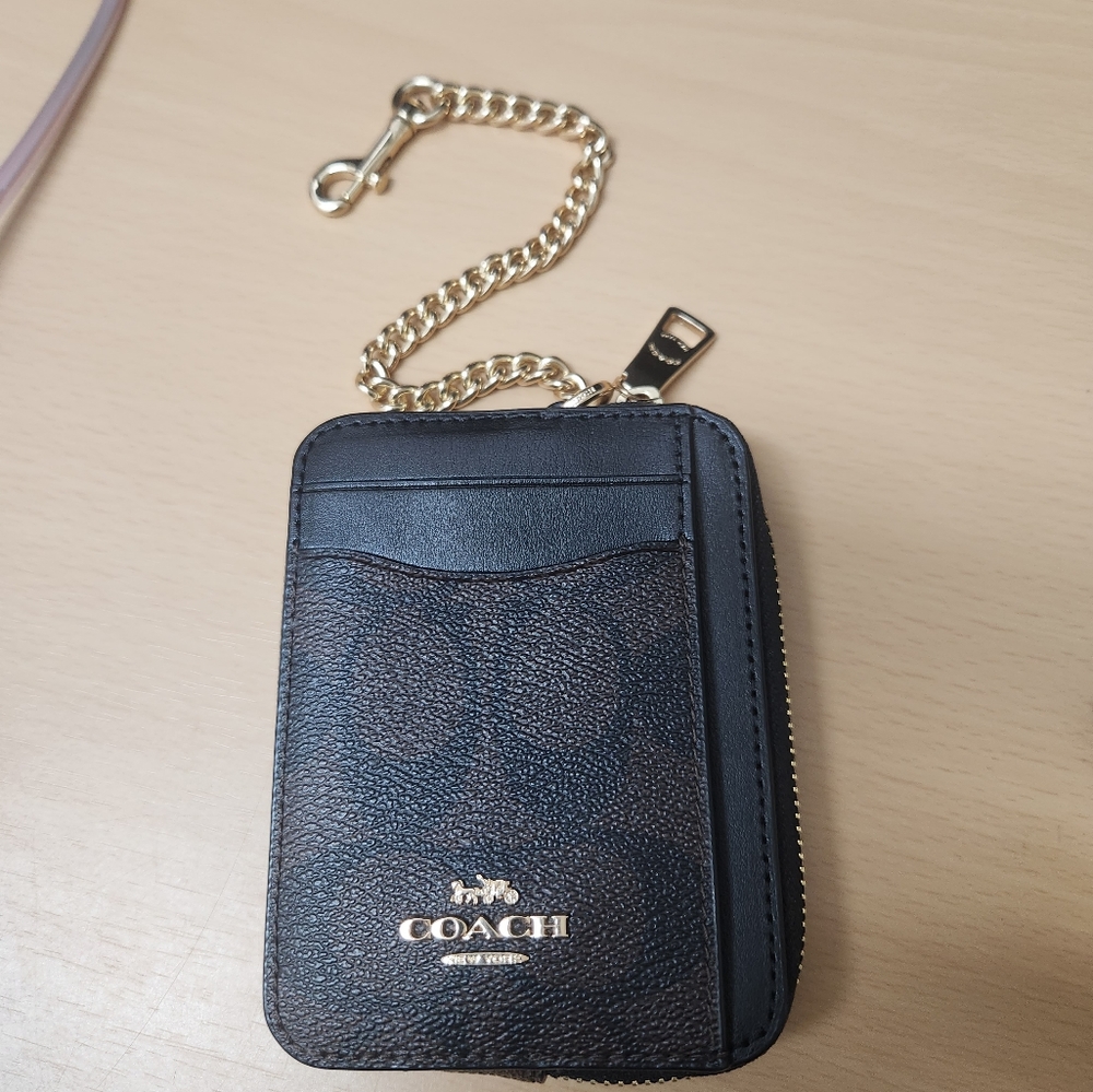 Coach Chained Card Holder